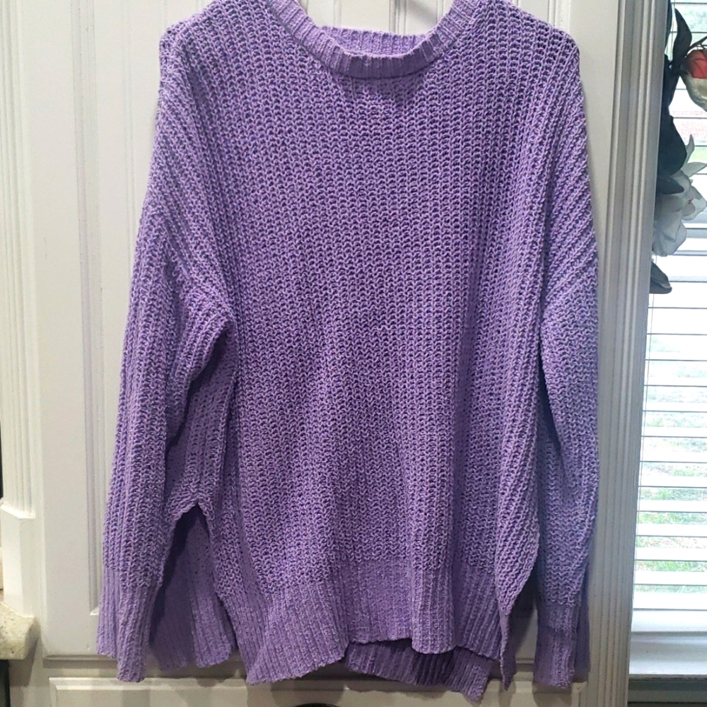 Lavender Rue 21 knitted sweater EUC